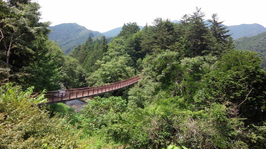 秋川渓谷の石舟橋